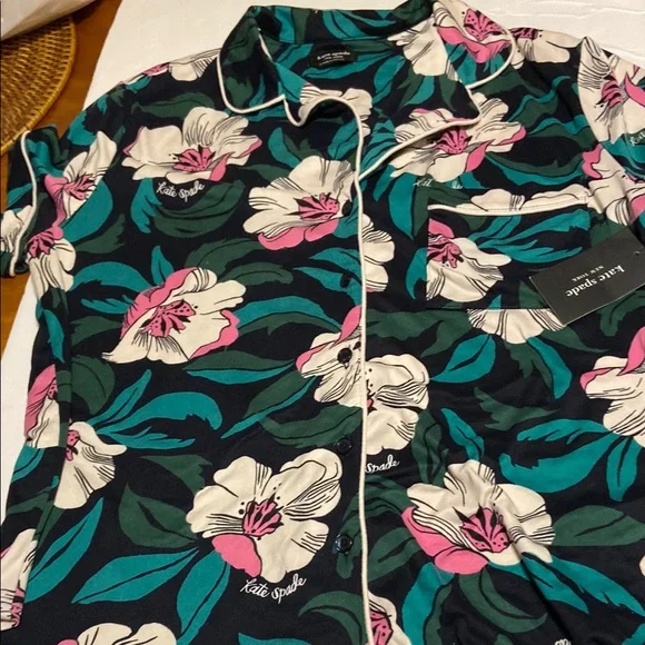 Kate Spade Floral Pajama Set - Picture 2 of 16